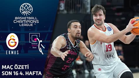 Fıba Basketbol Şampiyonlar Ligi Galatasaray 98 Bonn 85